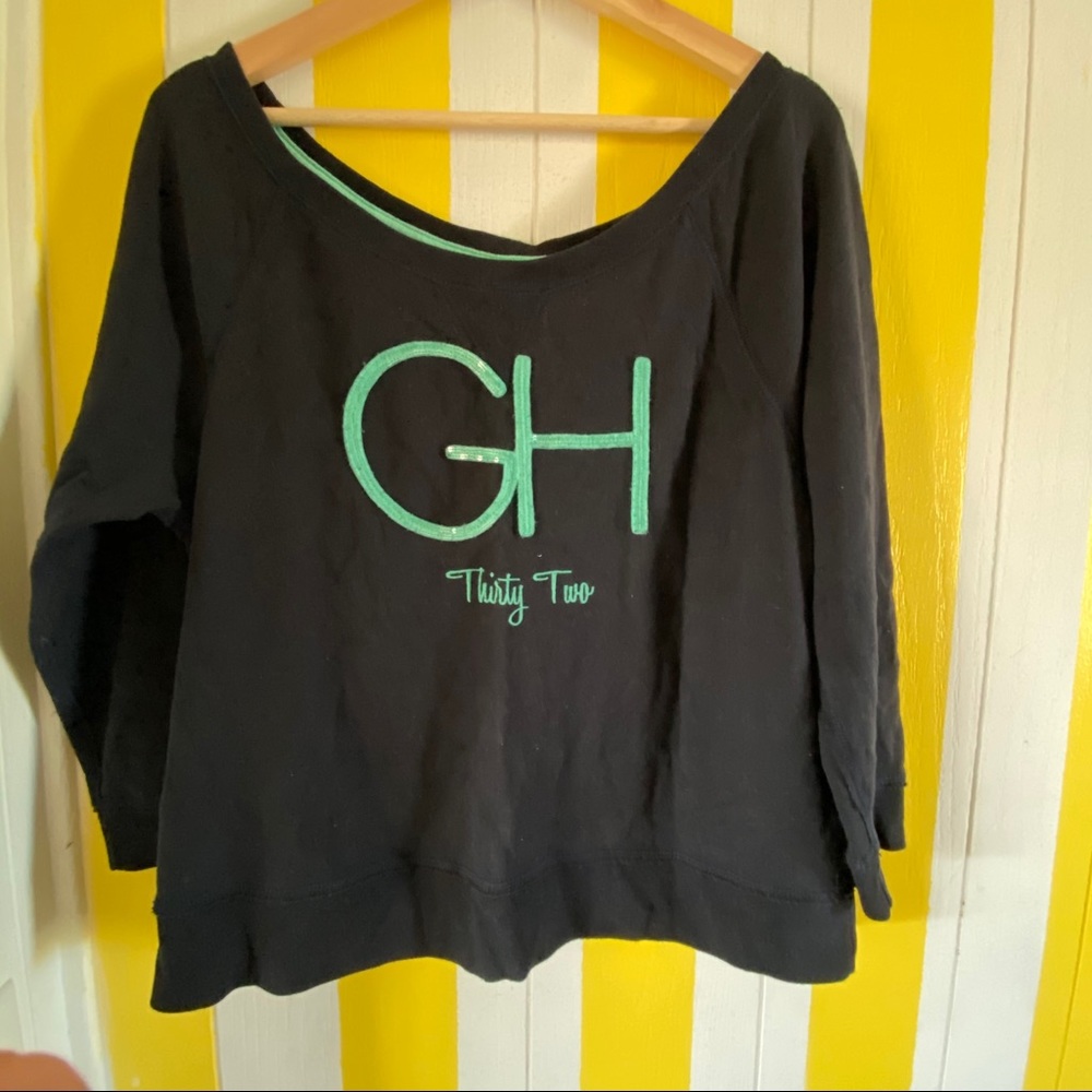 GILLY HICKS sweater with open back